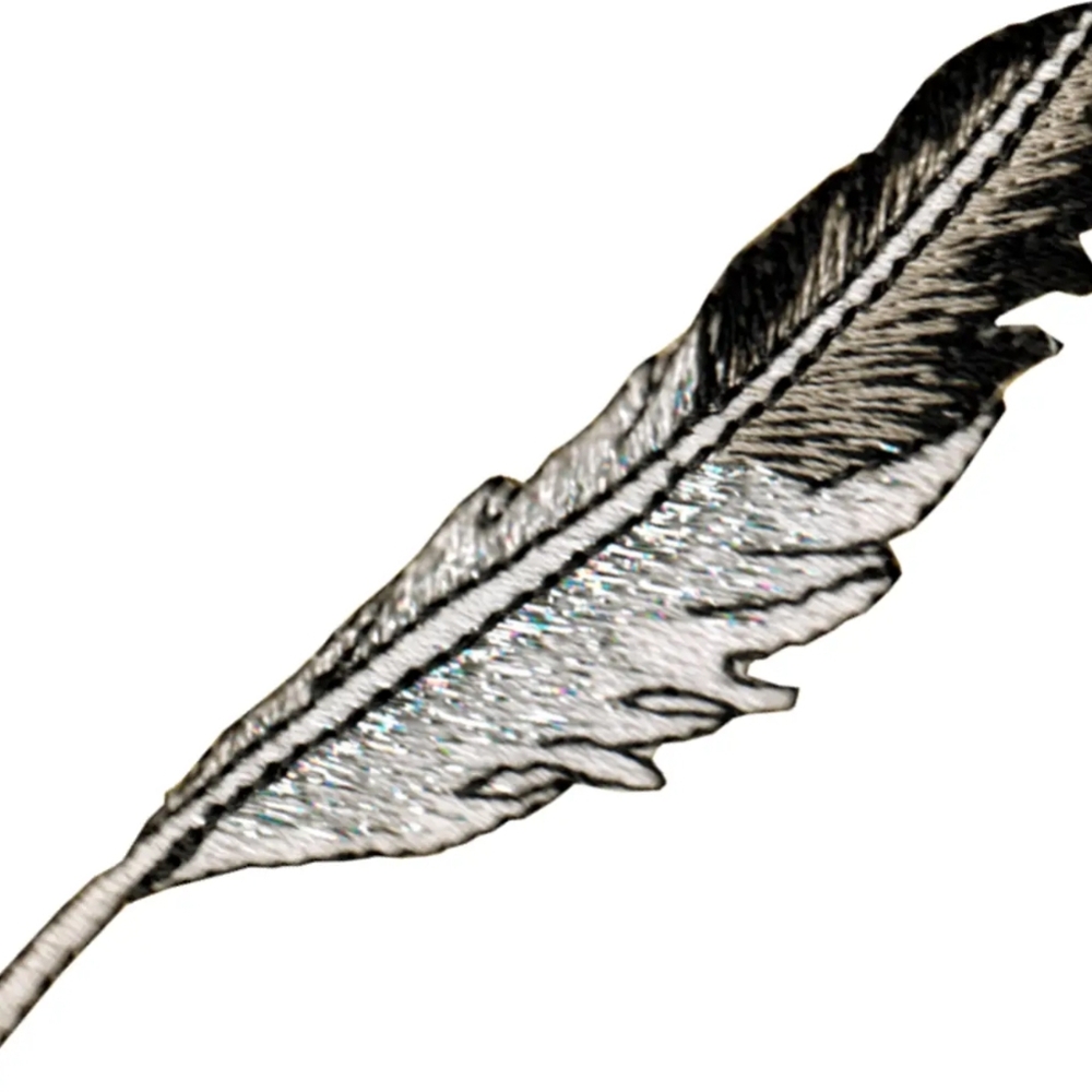 NWT Feather Patch For Denim Jeans And Jean Jackets